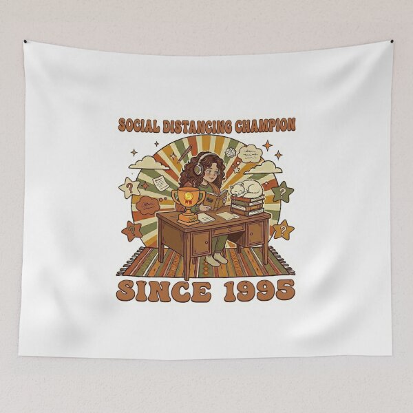 Item preview, Social Distancing Champion Since 1995 Vintage B designed and sold by Rex Vox.