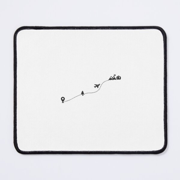 Item preview, Minimal Travel Route Illustration designed and sold by Le Grand Requin.