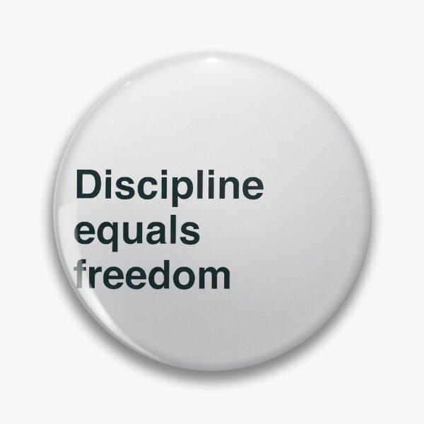 Item preview, Discipline equals freedom designed and sold by FormeShop.