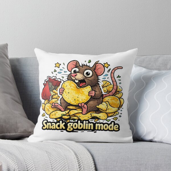 Item preview, Snack Goblin Mode Funny Mouse designed and sold by MonkiFlipp.
