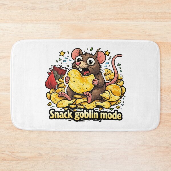 Item preview, Snack Goblin Mode Funny Mouse designed and sold by MonkiFlipp.