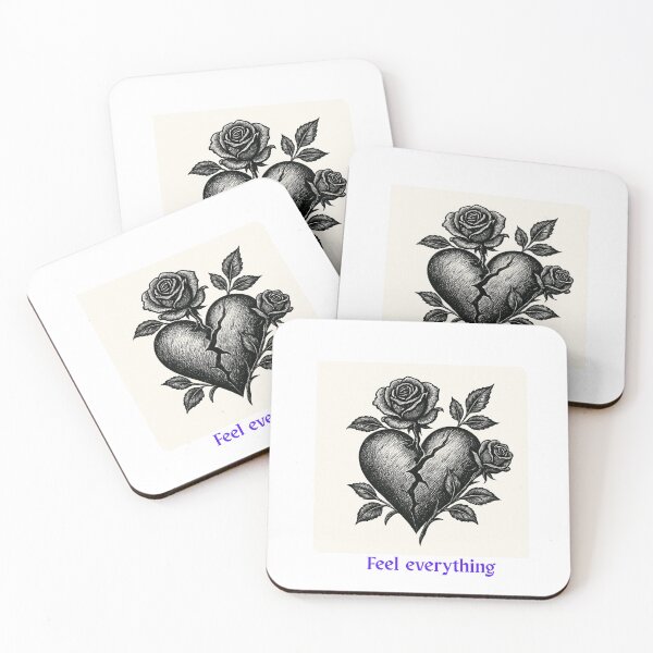 Item preview, Feel Everything – Dark Aesthetic Emotional Design designed and sold by RaindropCreations.