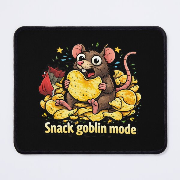 Item preview, Snack Goblin Mode Funny Mouse designed and sold by MonkiFlipp.