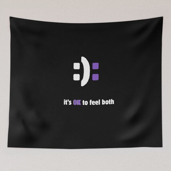 Item preview, It’s OK to Feel Both – Emotional Balance Quote designed and sold by A-Szczesniak.