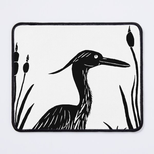 Item preview, Heron in a Wetland designed and sold by Chirping-Canvas.