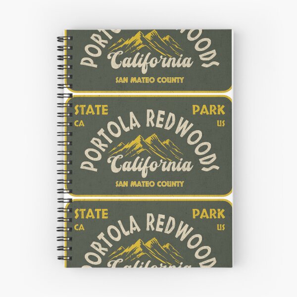 Item preview, Portola Redwoods State Park, San Mateo County, California, badge design designed and sold by Wanderful-roads.