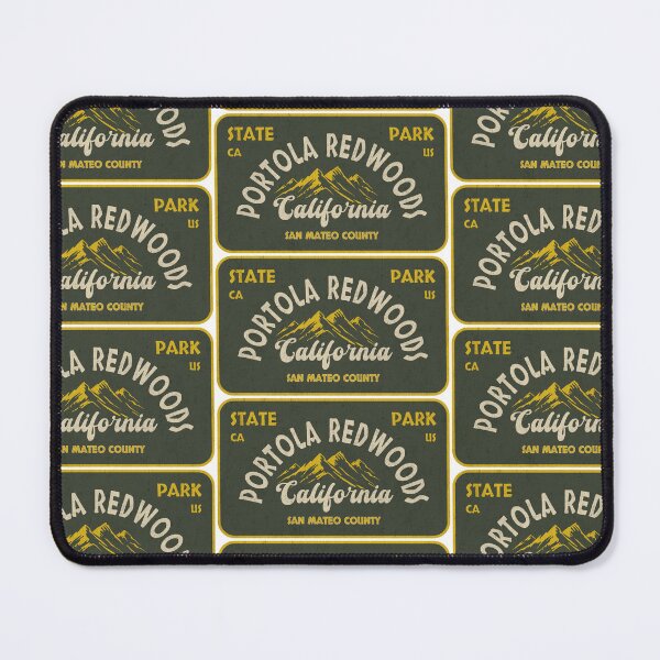 Item preview, Portola Redwoods State Park, San Mateo County, California, badge design designed and sold by Wanderful-roads.