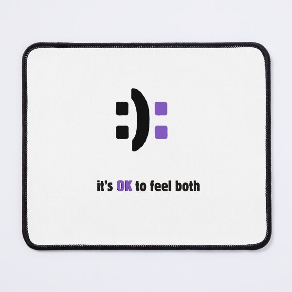 Item preview, It’s OK to Feel Both – Emotional Balance Quote white designed and sold by A-Szczesniak.