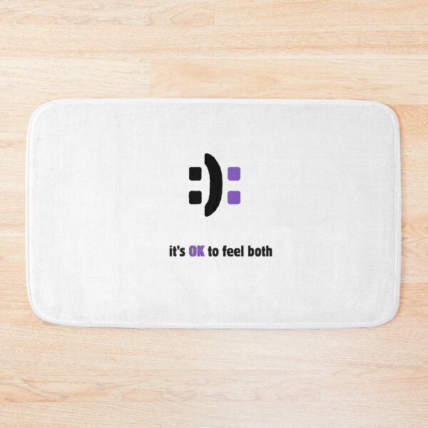 Item preview, It’s OK to Feel Both – Emotional Balance Quote white designed and sold by A-Szczesniak.