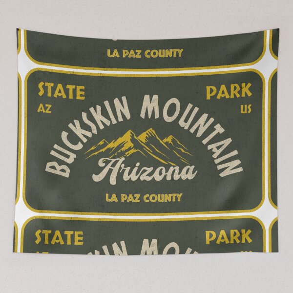 Item preview, Buckskin Mountain State Park, La Paz County, Arizona, badge design designed and sold by Wanderful-roads.