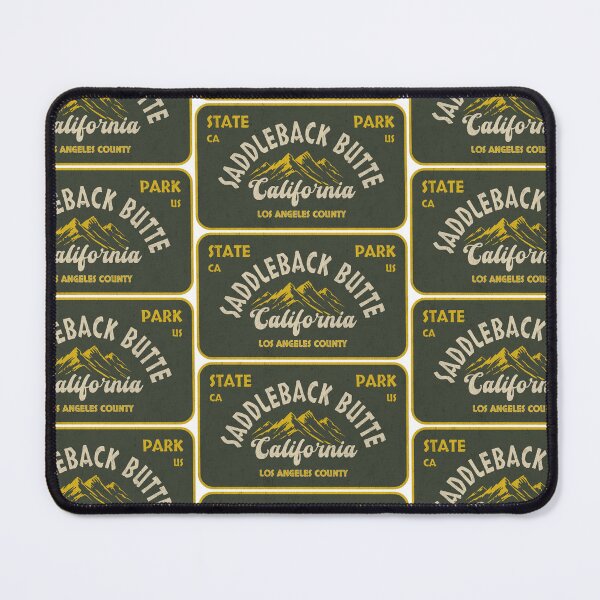 Item preview, Saddleback Butte State Park, Los Angeles County, California, badge design designed and sold by Wanderful-roads.