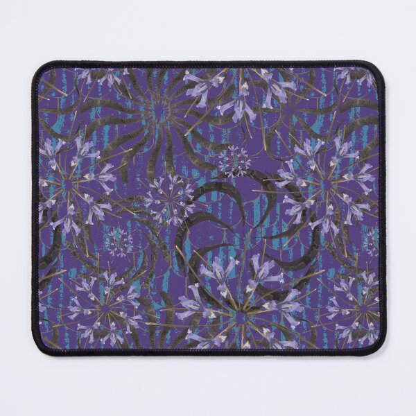 Item preview, Honey Locust & First Spring Flower Radials on Purple & Blue Barn Tin Fish Scales designed and sold by Digitalmyth's Designs.