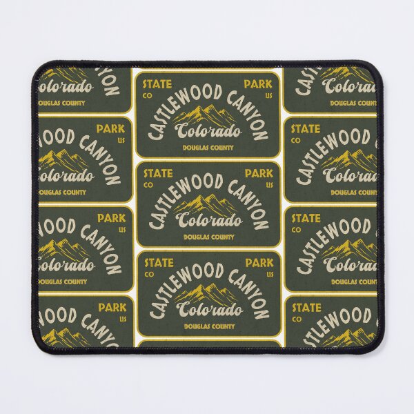 Item preview, Castlewood Canyon State Park, Douglas County, Colorado, badge design designed and sold by Wanderful-roads.