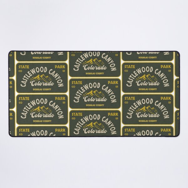 Item preview, Castlewood Canyon State Park, Douglas County, Colorado, badge design designed and sold by Wanderful-roads.