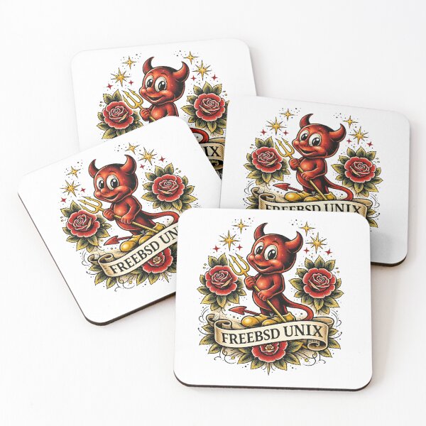 Item preview, FreeBSD Unix (Vintage Tattoo) designed and sold by Fakecactus Designs.