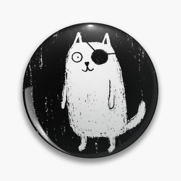 Item preview, Cat with an eyepatch stands still designed and sold by anytka.