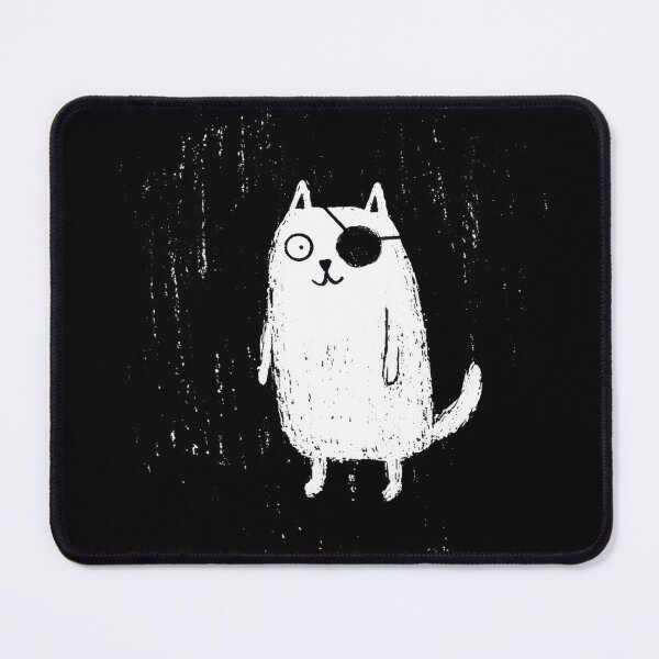 Item preview, Cat with an eyepatch stands still designed and sold by anytka.