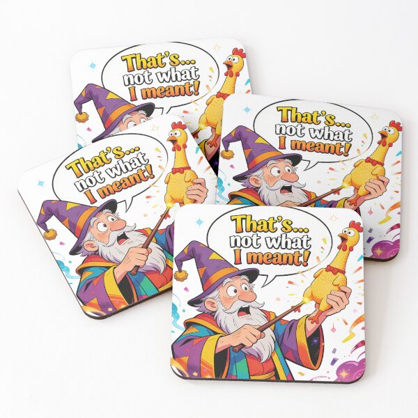 Item preview, Clumsy Wizard Magic Fail - That's Not What I Meant designed and sold by LowBattery Social Club.