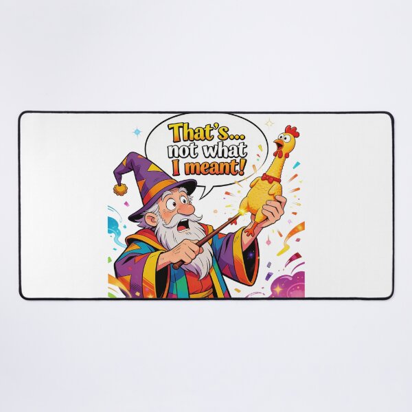 Item preview, Clumsy Wizard Magic Fail - That's Not What I Meant designed and sold by LowBattery Social Club.