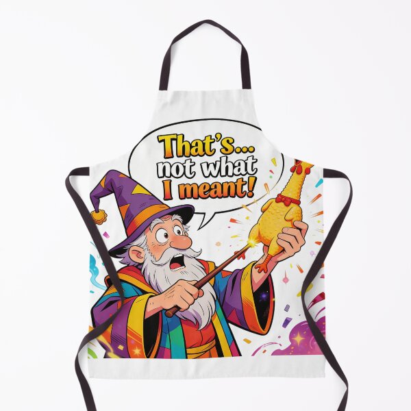 Item preview, Clumsy Wizard Magic Fail - That's Not What I Meant designed and sold by LowBattery Social Club.