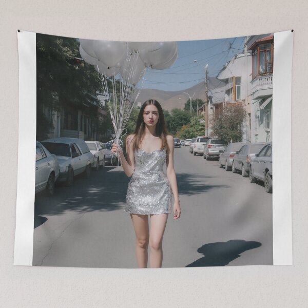 Item preview, Weightless Elegance in the Silent Street designed and sold by oanaunciuleanu.