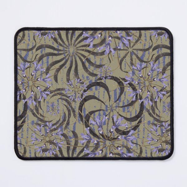 Item preview, Honey Locust & First Spring Flower Radials on Taupe & Purple Barn Tin Fish Scales designed and sold by Digitalmyth's Designs.