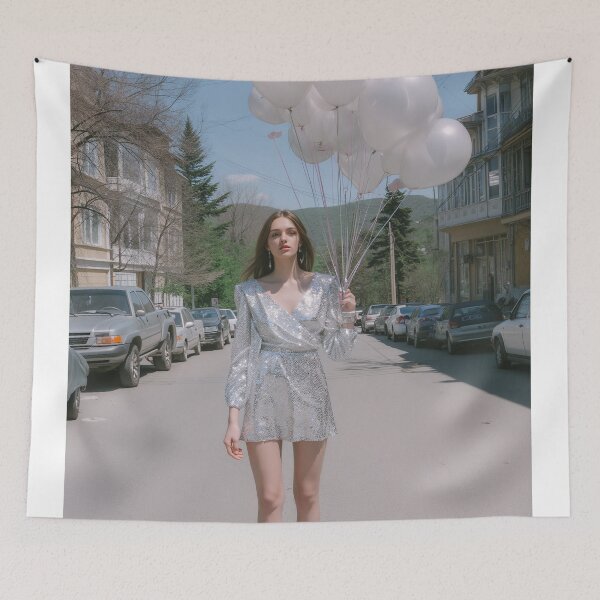 Item preview, Weightless Elegance in the Silent Street designed and sold by oanaunciuleanu.