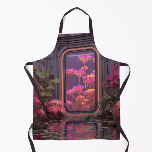 Item preview, Neon Futuristic Spaceship Greenhouse with Alien Flora designed and sold by EK-World.