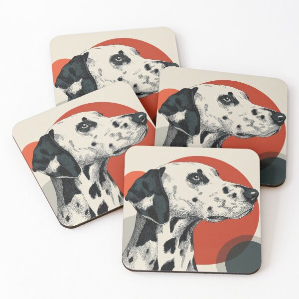 Item preview, Dog in front of shapes designed and sold by anytka.