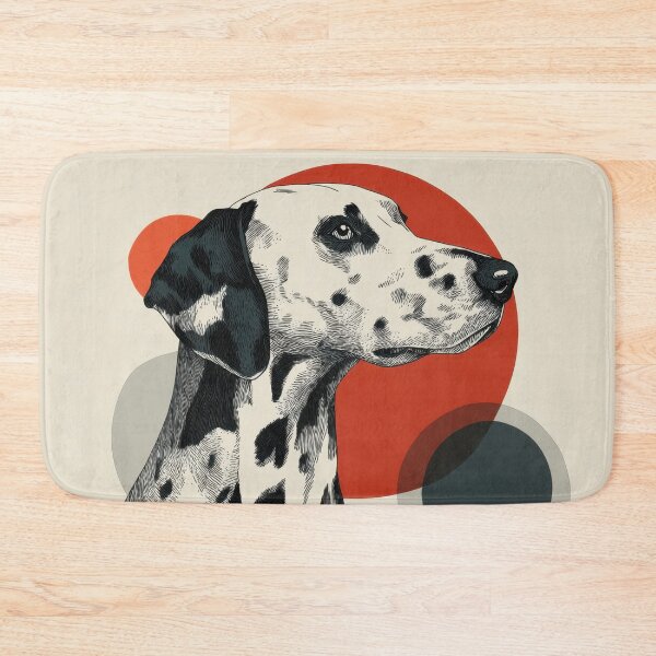 Item preview, Dog in front of shapes designed and sold by anytka.