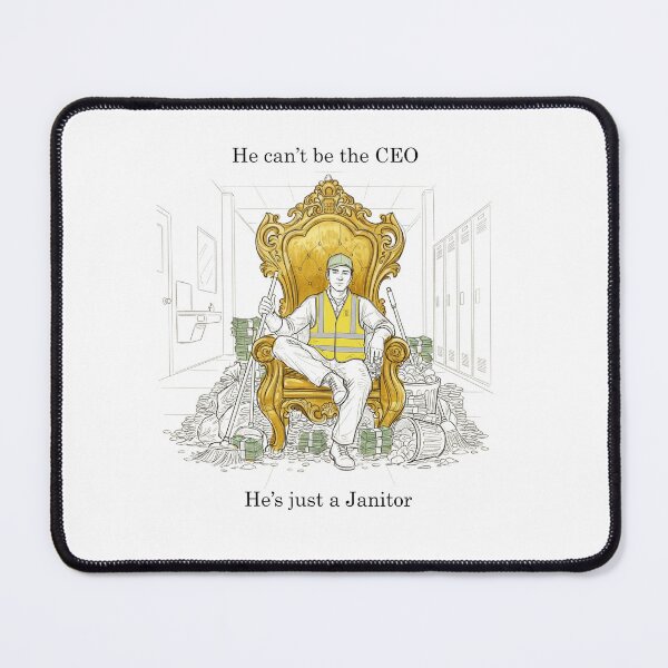 Item preview, Undercover Boss (janitor) designed and sold by Maou Hero.