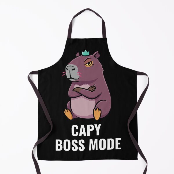 Item preview, Capy Boss Mode - Confident Plum Capybara designed and sold by AdriqnArt.