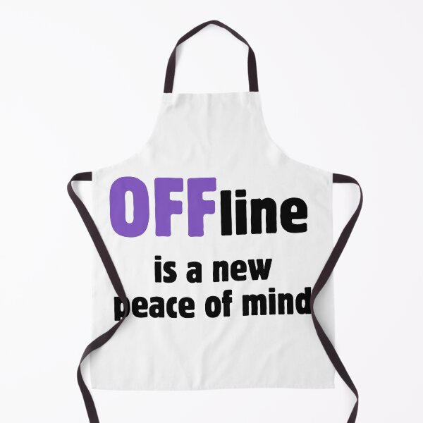 Item preview, Offline Is a New Peace of Mind – Digital Detox Quote white designed and sold by A-Szczesniak.