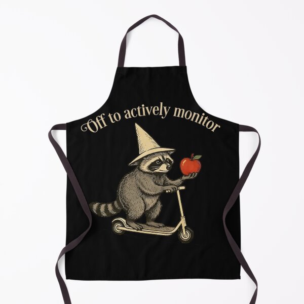 Item preview, Off to Actively Monitor Funny Teacher Raccoon designed and sold by VGAfanatic.