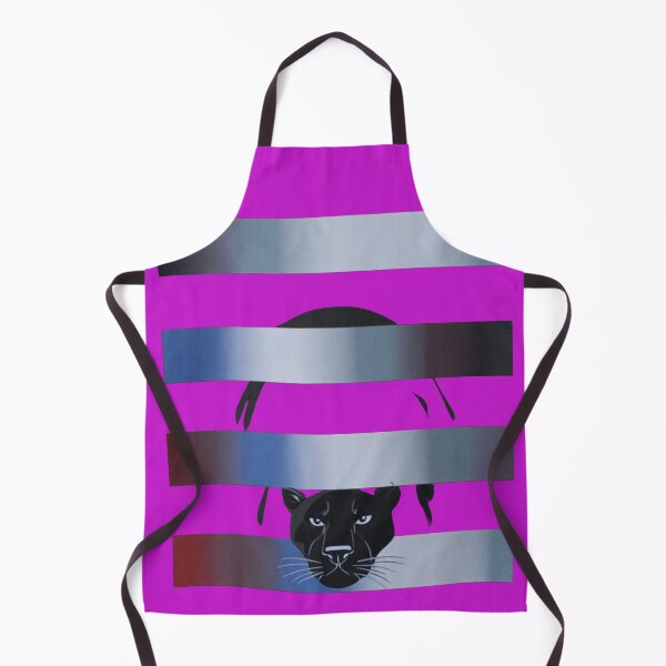 Item preview, Black Puma Emerging Through Semi-Transparent Stripes – Apparel & Accessories designed and sold by Bittor18.