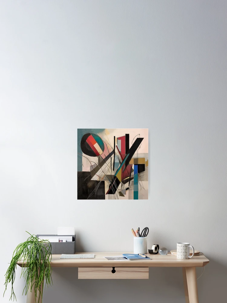 Thumbnail 2 of 3, Poster, Geometric Abstract designed and sold by Digitec Designs.