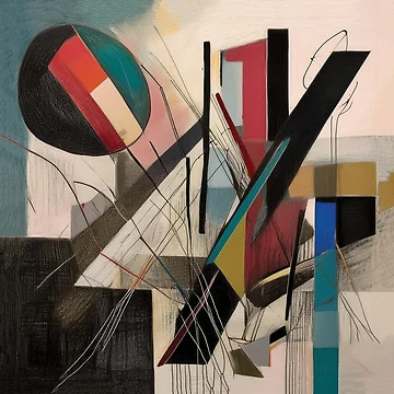 Artwork thumbnail, Geometric Abstract by Digitec Designs
