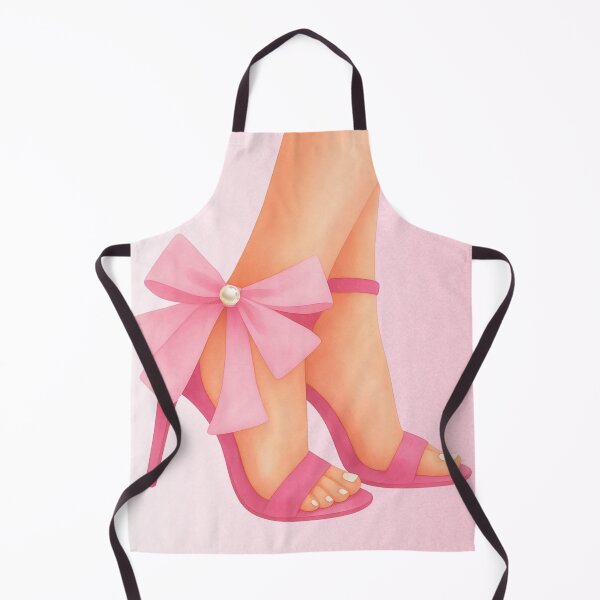 Artikelvorschau, rosa High Heels mit Schleife entworfen und verkauft von lovesimplicity1.