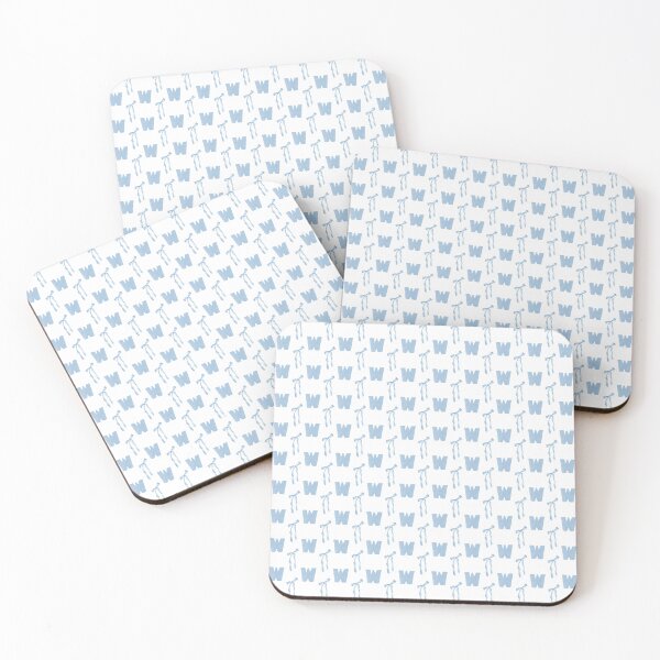 Item preview, Watercolor Blue Bow Letter W Phone Case Aesthetic Gift for Her and Mom, Coquette Blue Bow Letter W Blanket Cozy Baby Shower Gift, Letter W Blue Bow Journal Graduation Gift for Her and Girls designed and sold by VivaFy.