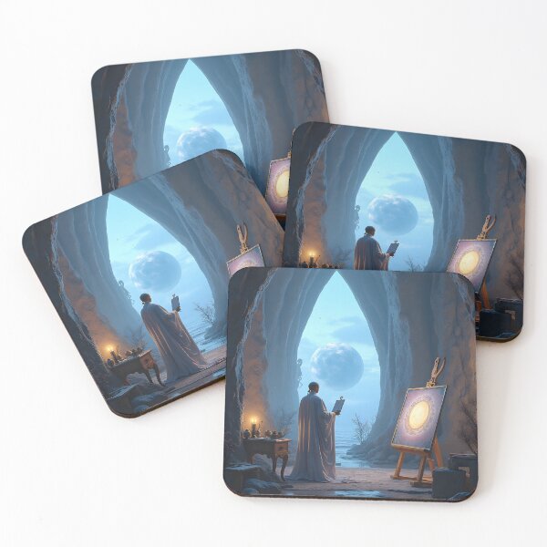 Item preview, A secret workshop in the heart of crystalline infinity designed and sold by KunstGeist.