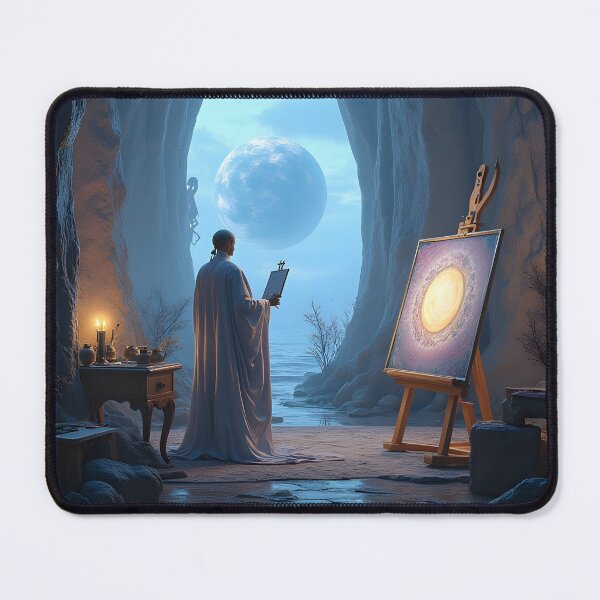 Item preview, A secret workshop in the heart of crystalline infinity designed and sold by KunstGeist.