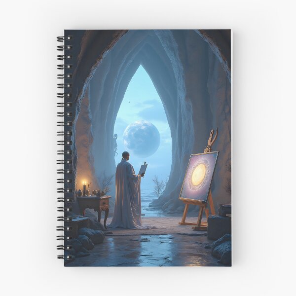 Item preview, A secret workshop in the heart of crystalline infinity designed and sold by KunstGeist.