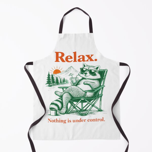 Item preview, Relax Nothing is Under Control Funny Chill Raccoon designed and sold by gear-posters.