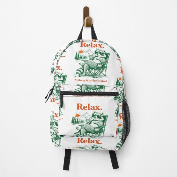 Item preview, Relax Nothing is Under Control Funny Chill Raccoon designed and sold by gear-posters.
