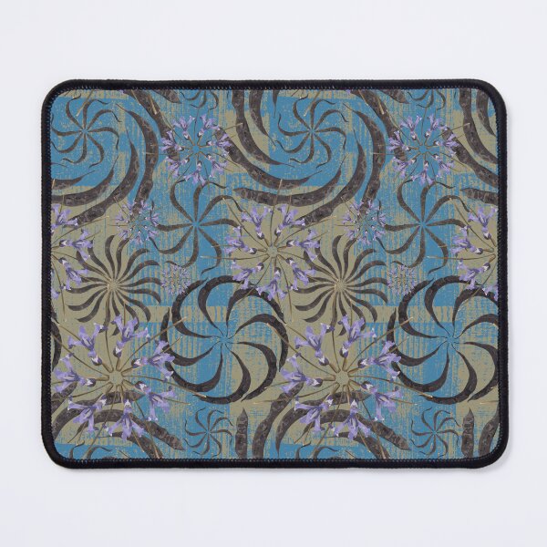Item preview, Honey Locust & First Spring Flower Radials on Blue & Taupe Barn Tin designed and sold by Digitalmyth's Designs.