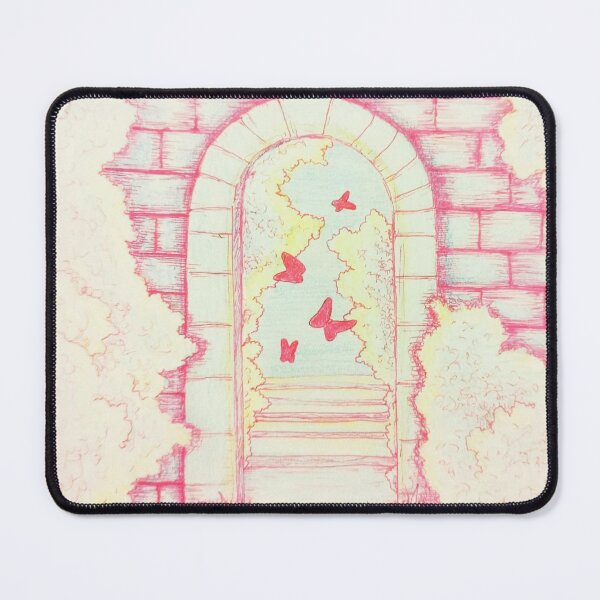 Item preview, Secret Garden Portal - Surreal Stone Archway and Butterfly Dreamscape designed and sold by Odd shloox.