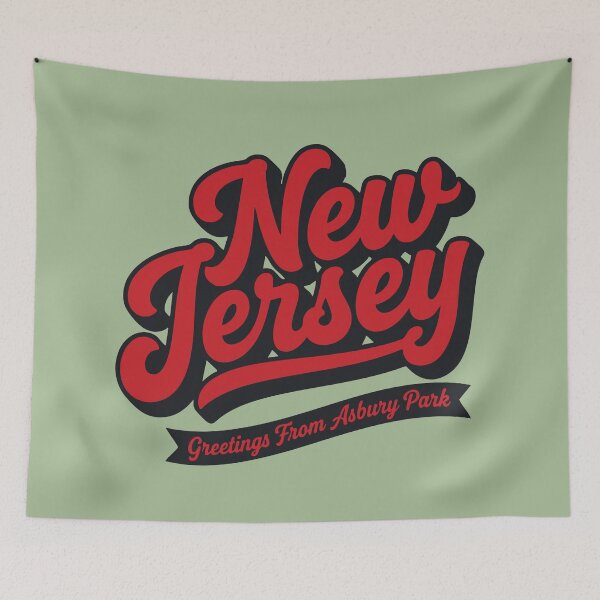 Item preview, Retro New Jersey Greetings From Asbury Park Vintage designed and sold by Cozy-Old-Pub.