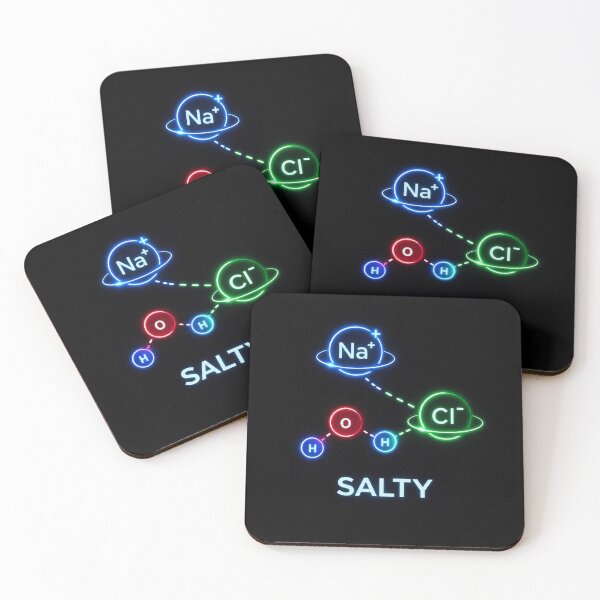 Item preview, Salty Chemistry Shirt – Funny Science Tee – Na Cl Molecule Joke – Nerd Humor Gift designed and sold by PeriodicDrama.