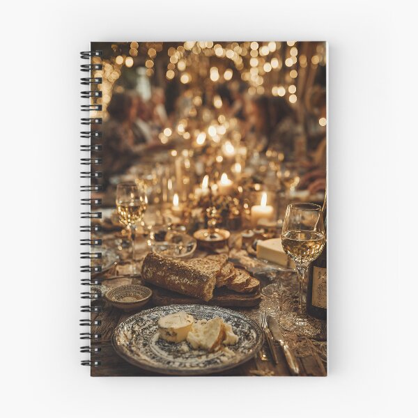 Item preview, Romantic Candlelit Dinner Table with Wine & Bokeh Lights designed and sold by EK-World.