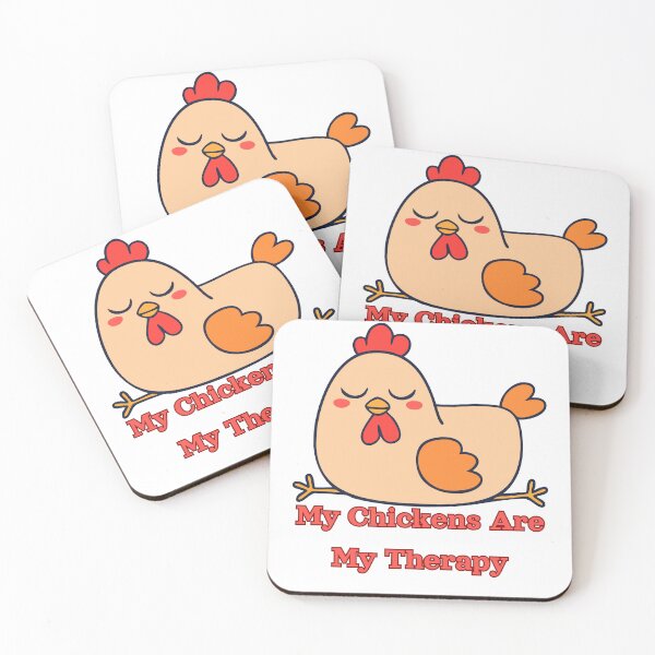 Item preview, My Chickens Are My Therapy Funny Chicken Lover Gift | Farm Life Humor Design | Backyard Chicken Owner Shirt designed and sold by Anasalseady.